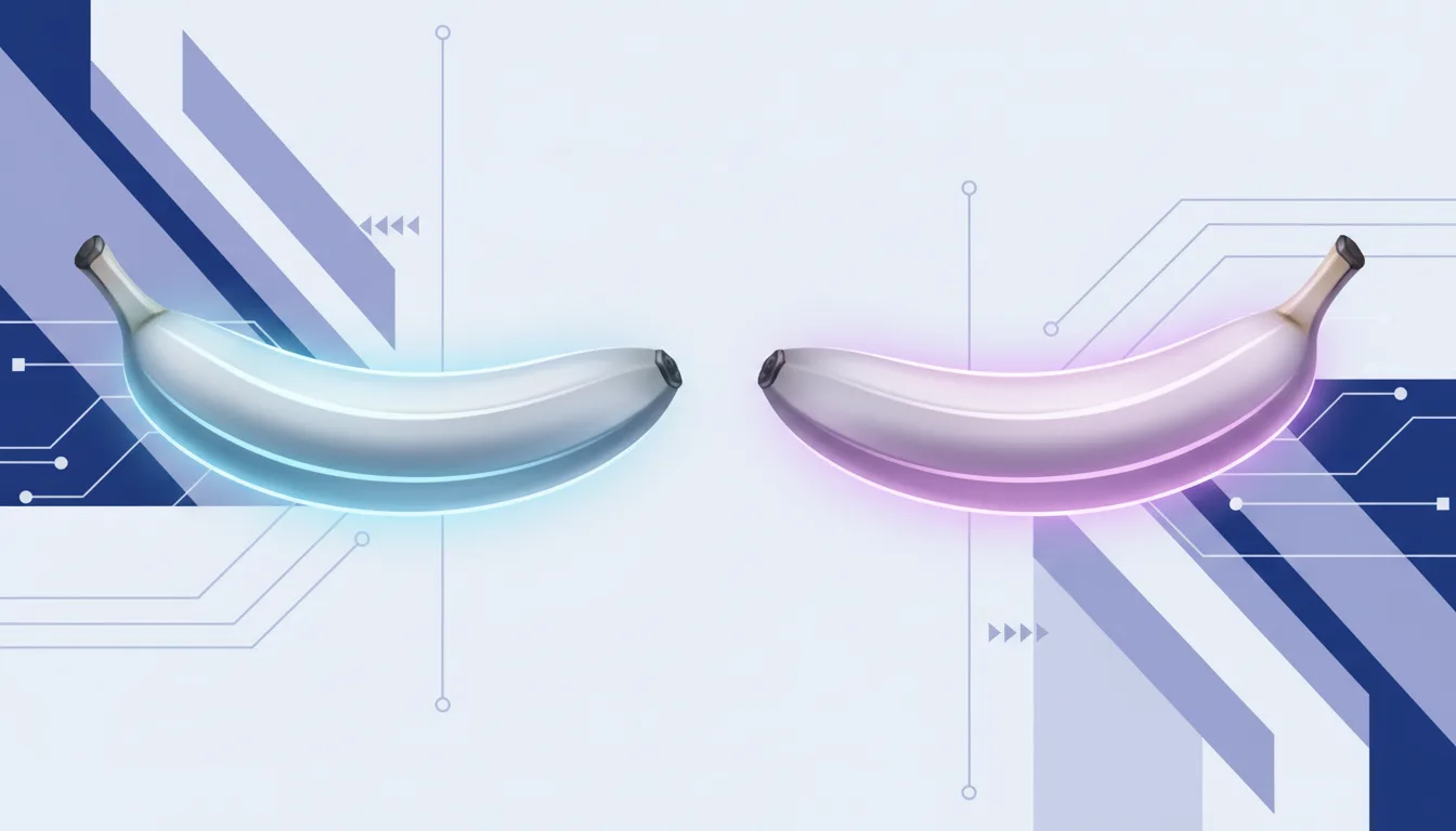 Сравнение Nano Banana Pro и Nano Banana 2: возможности, отличия и что выбрать