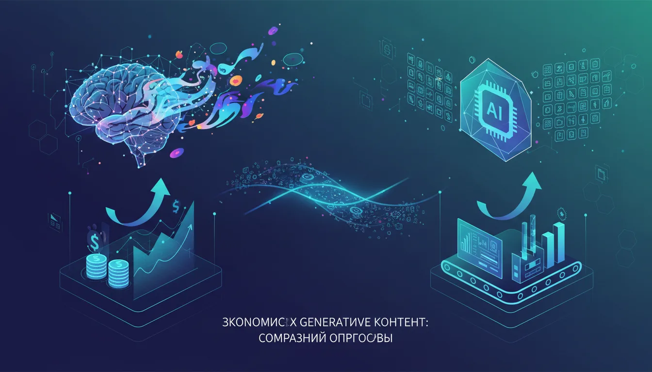 Экономика генеративного контента: сравнение подходов